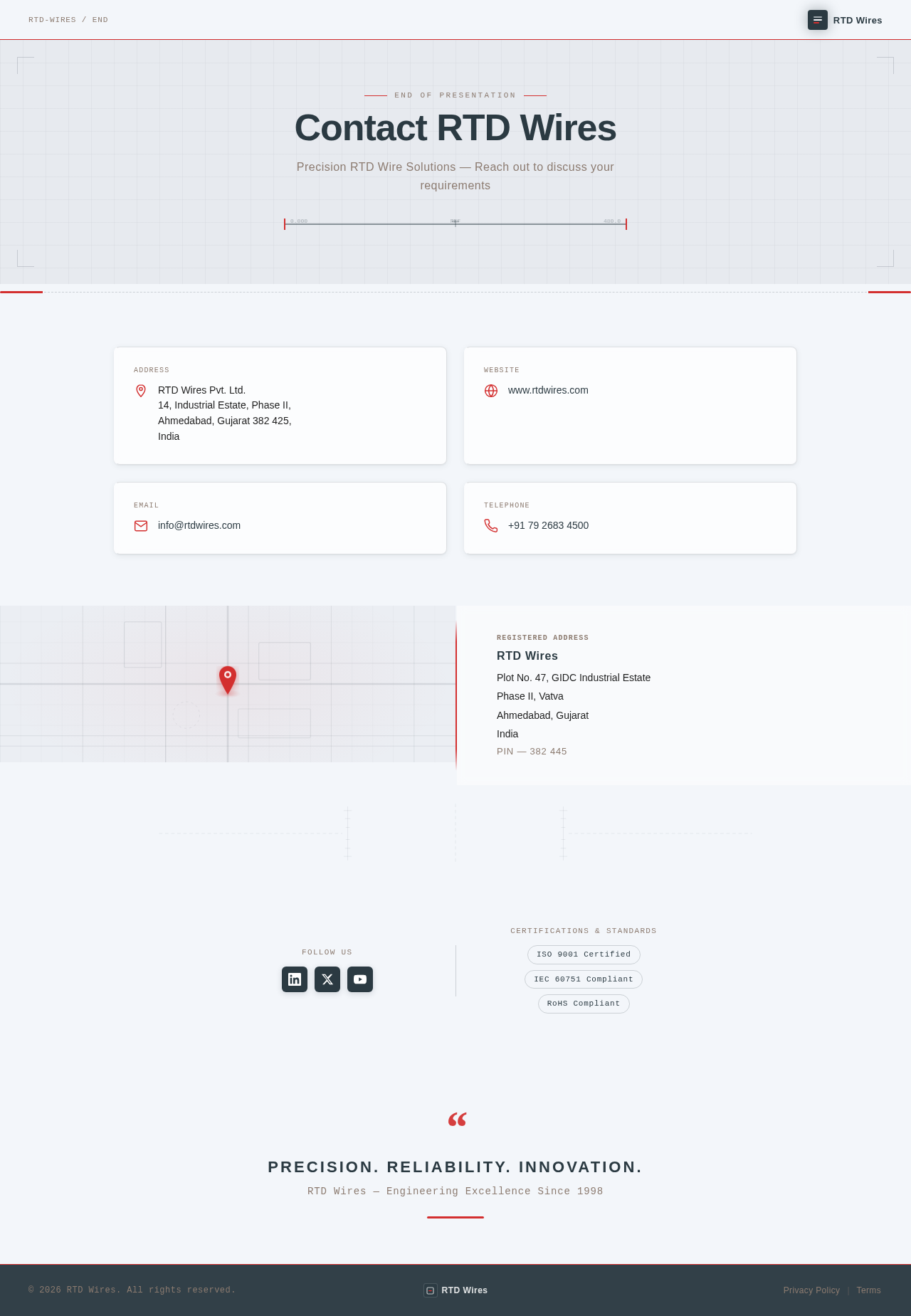 End Page design preview