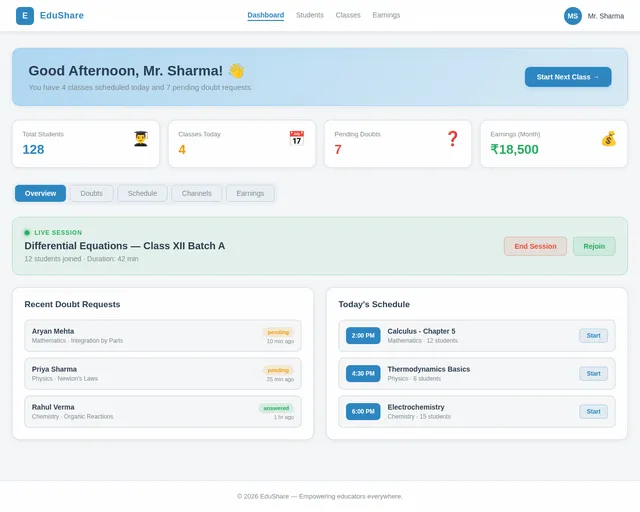 TeacherDashboard