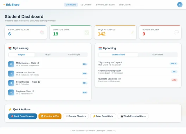 StudentDashboard