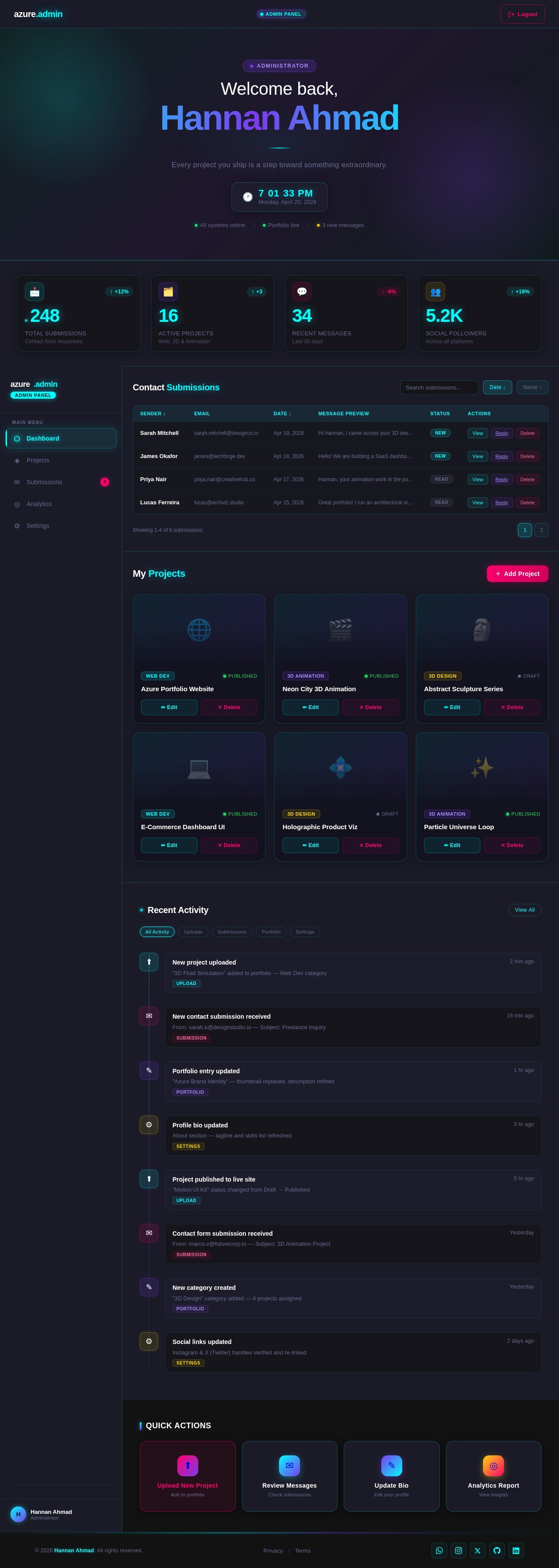 Dashboard design preview