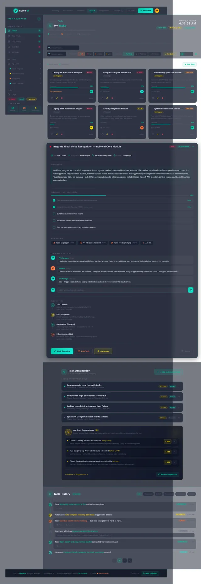 Tasks
