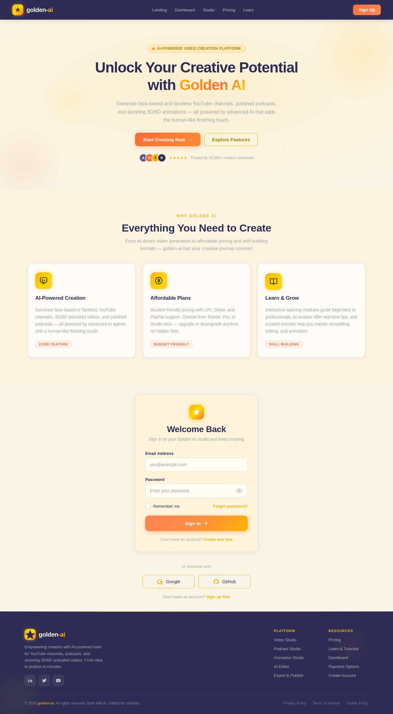 Login design preview