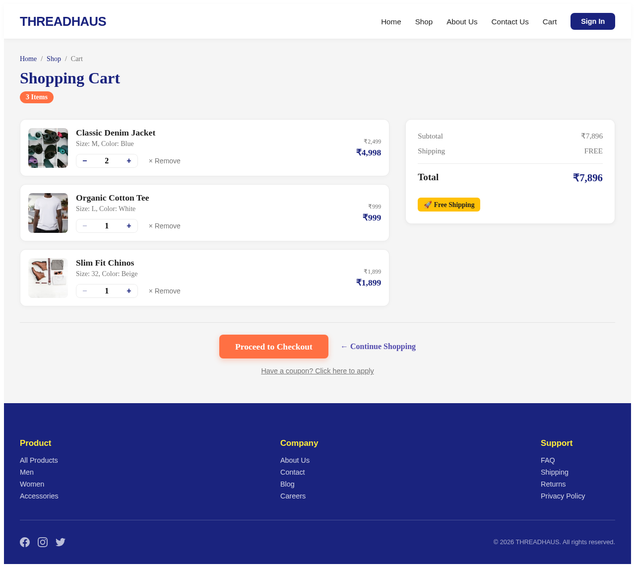Cart design preview