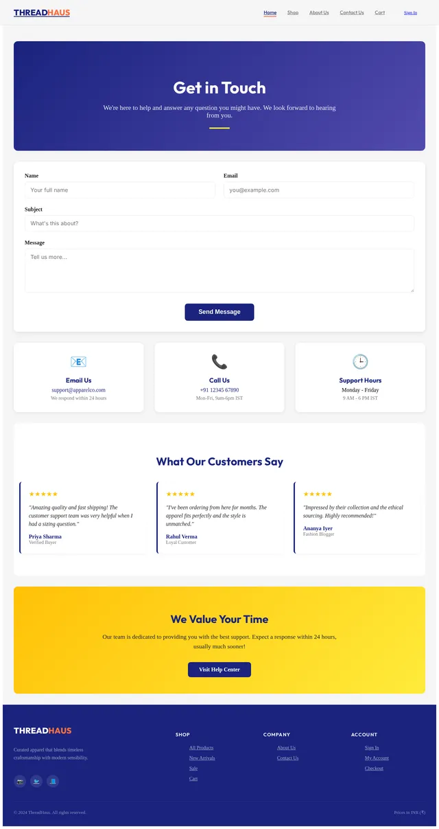 Contact Us