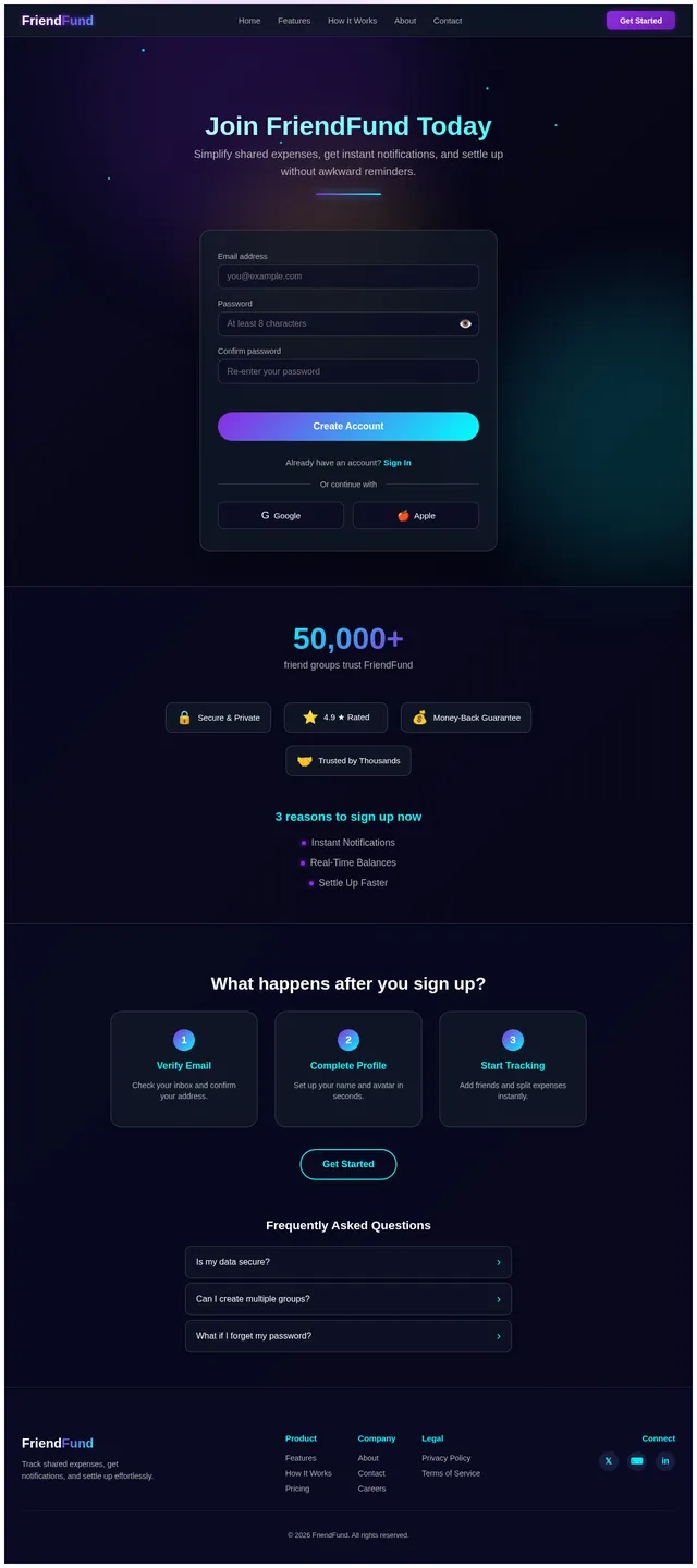 Signup