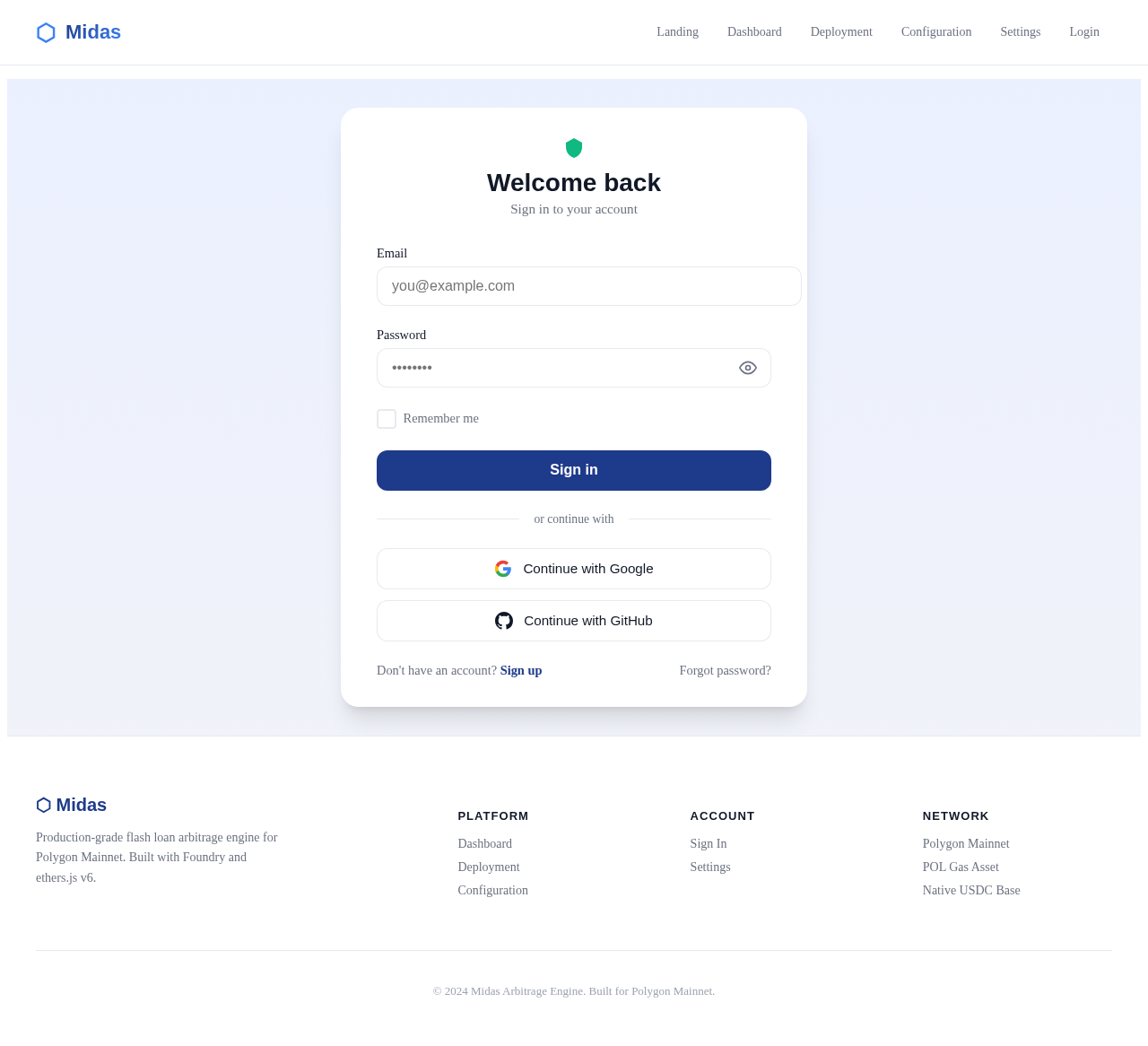 Login design preview