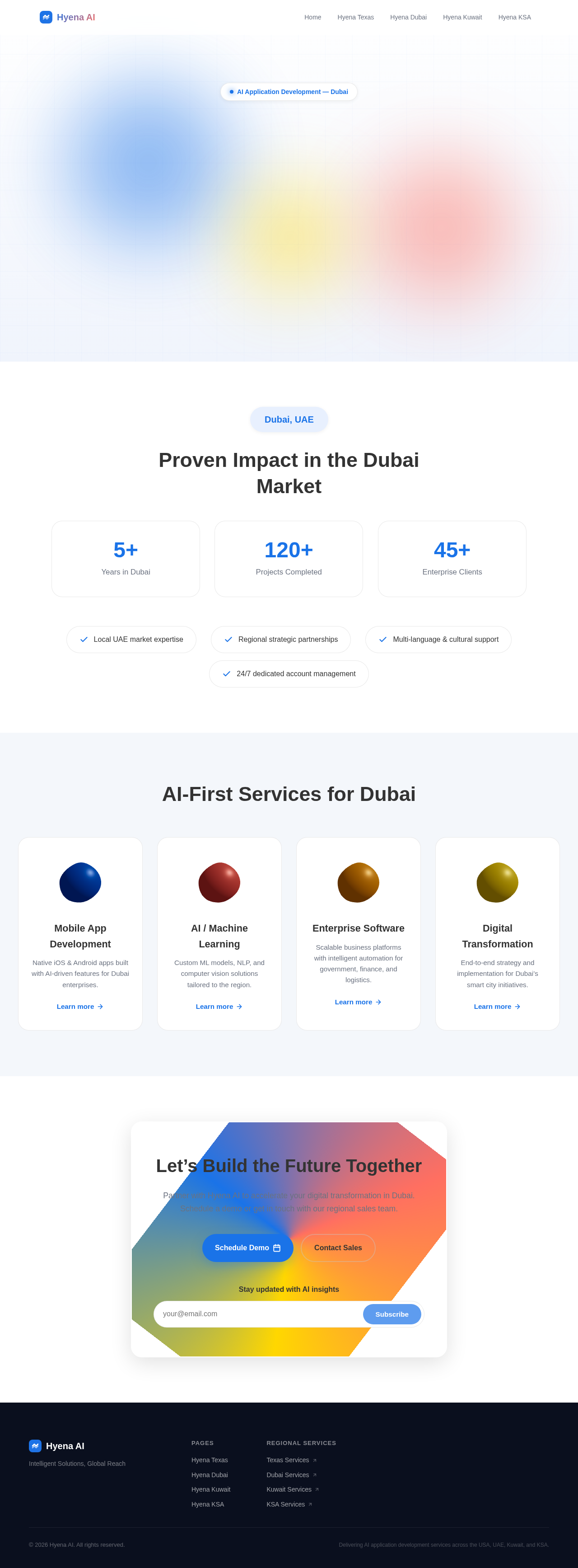Hyena Dubai design preview