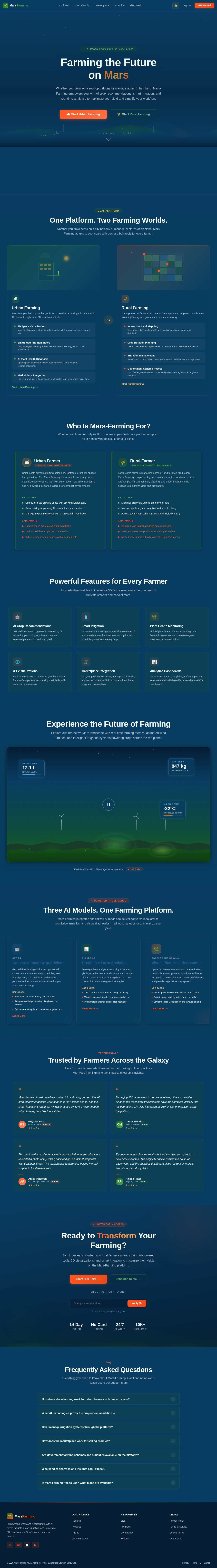 Landing design preview