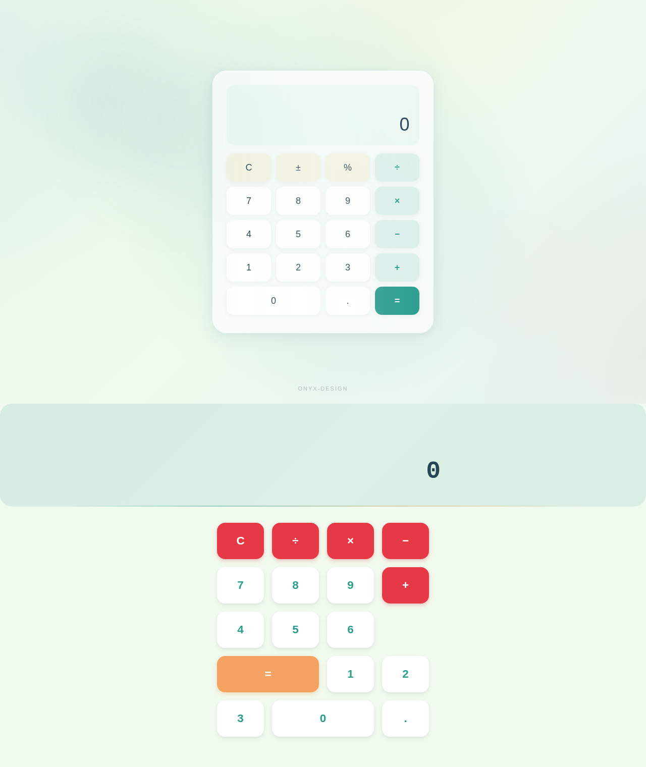 Calculator design preview