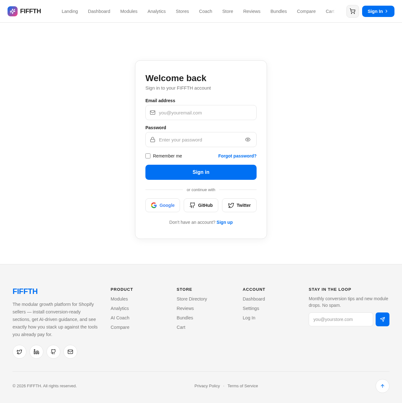 Login design preview