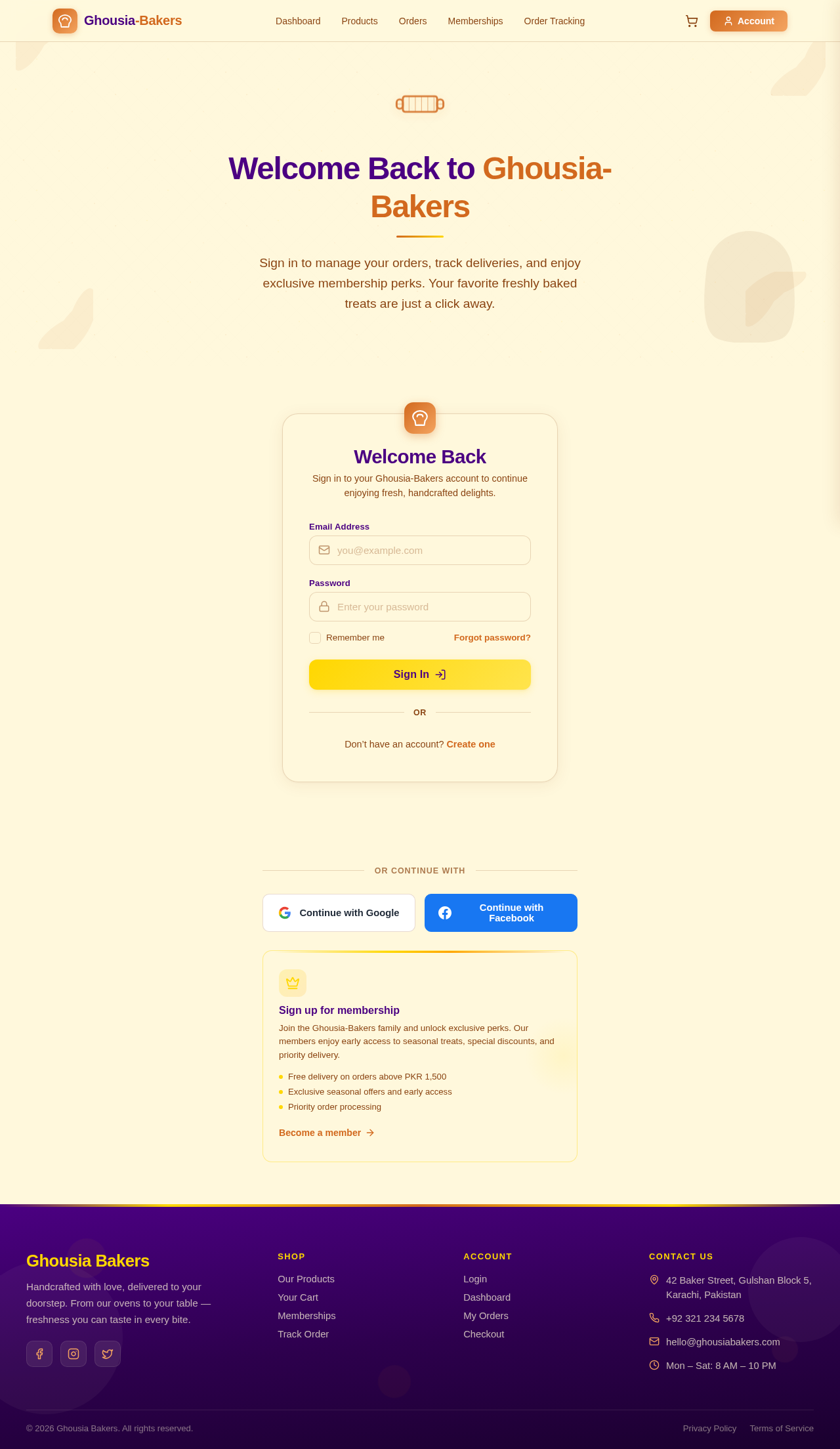 Login design preview