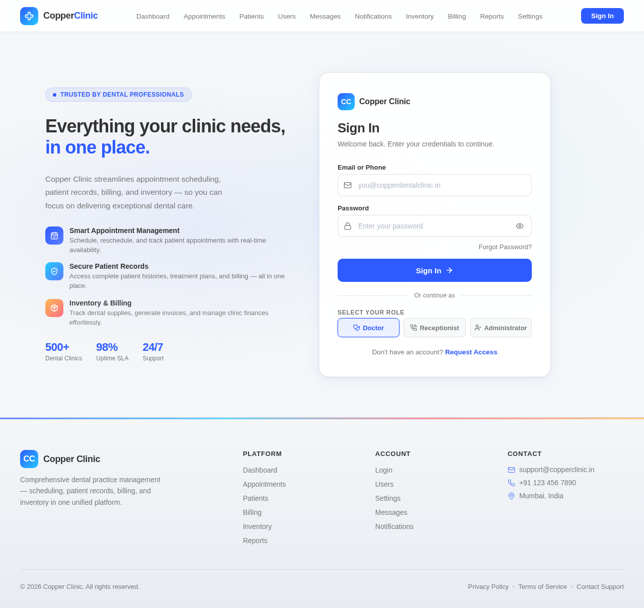 Login design preview