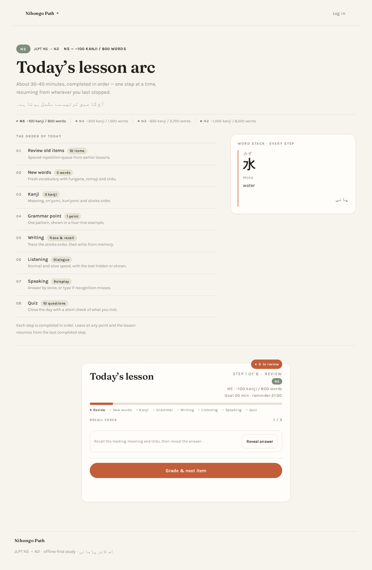 Daily Lesson design preview