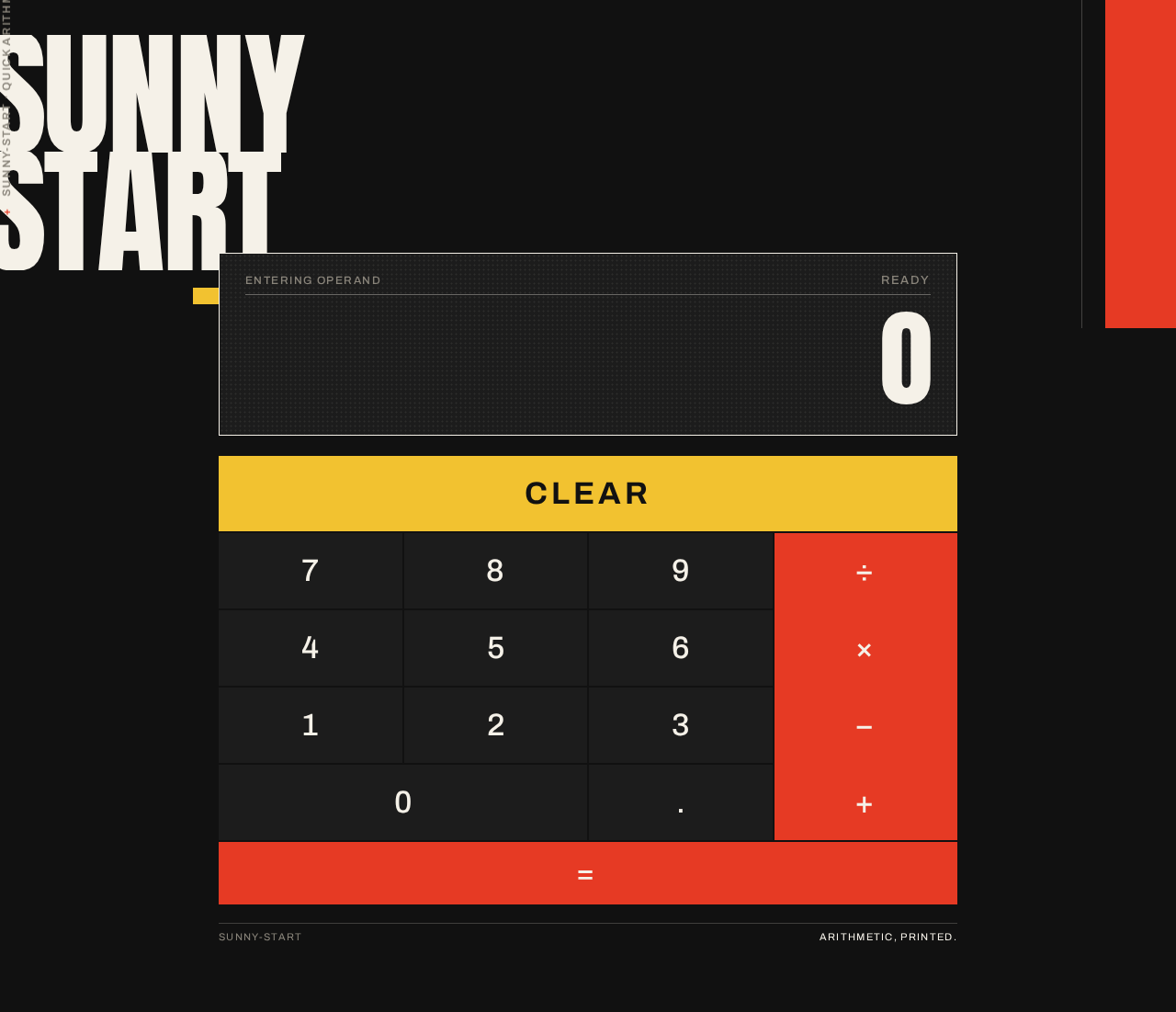 Calculator design preview