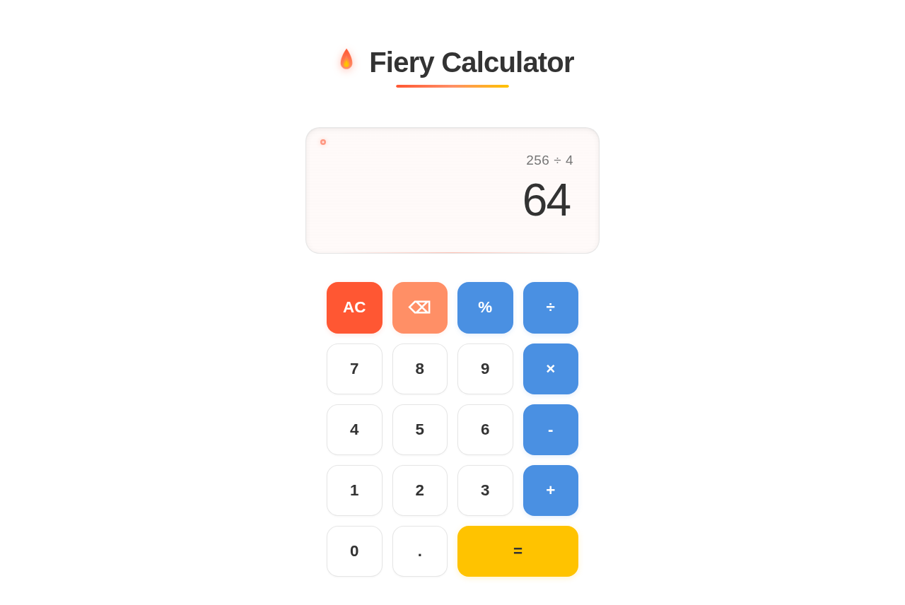 Calculator design preview