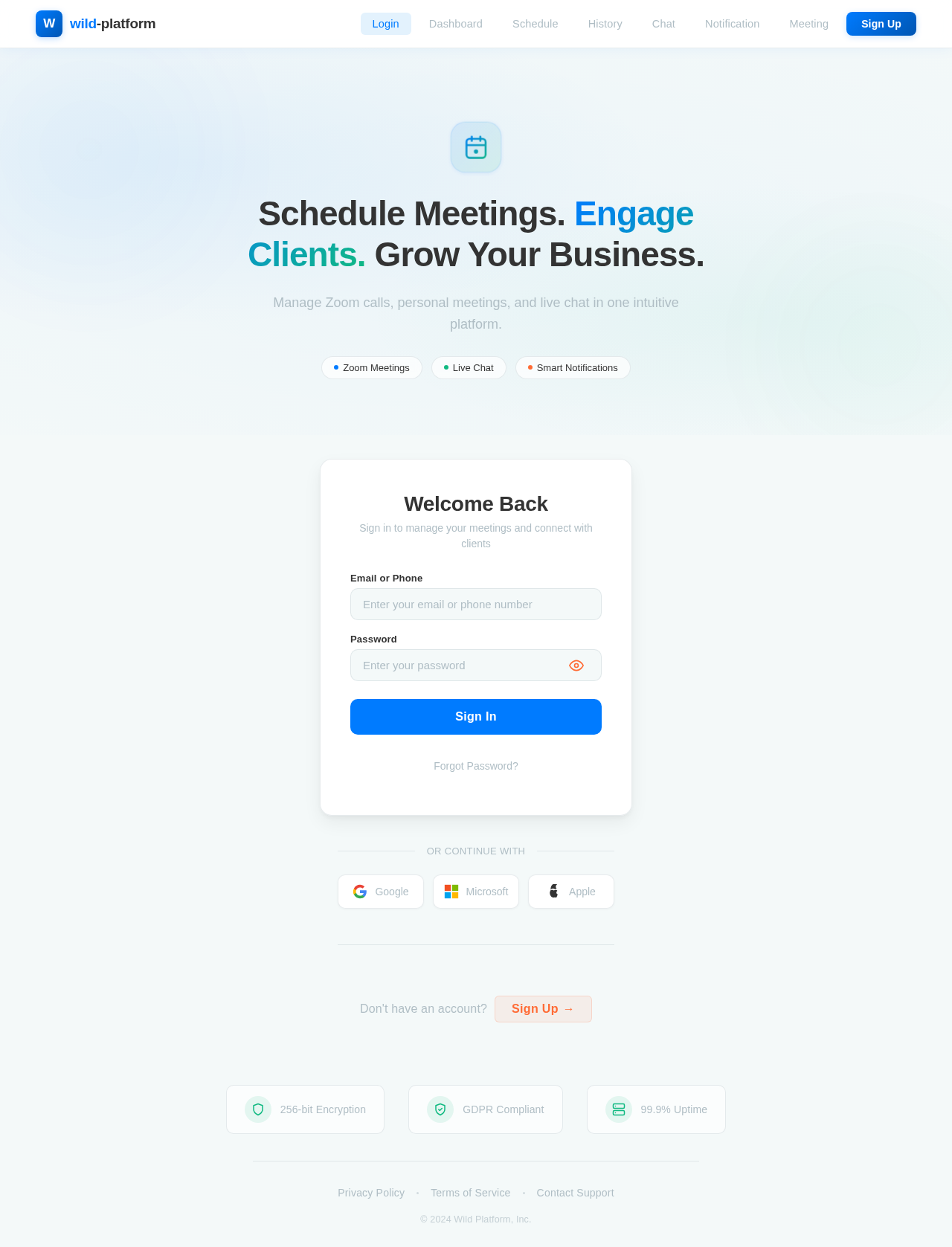 Login design preview