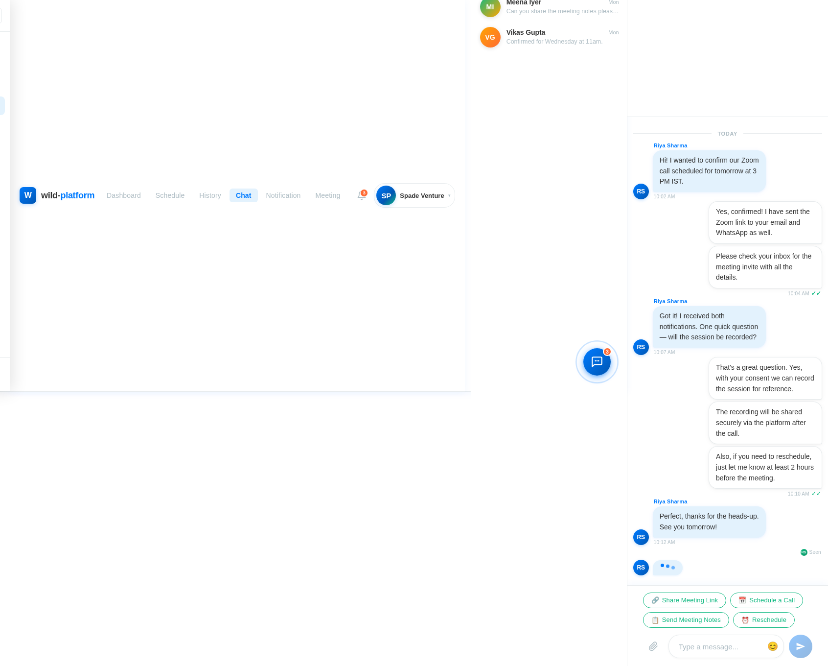 Chat design preview
