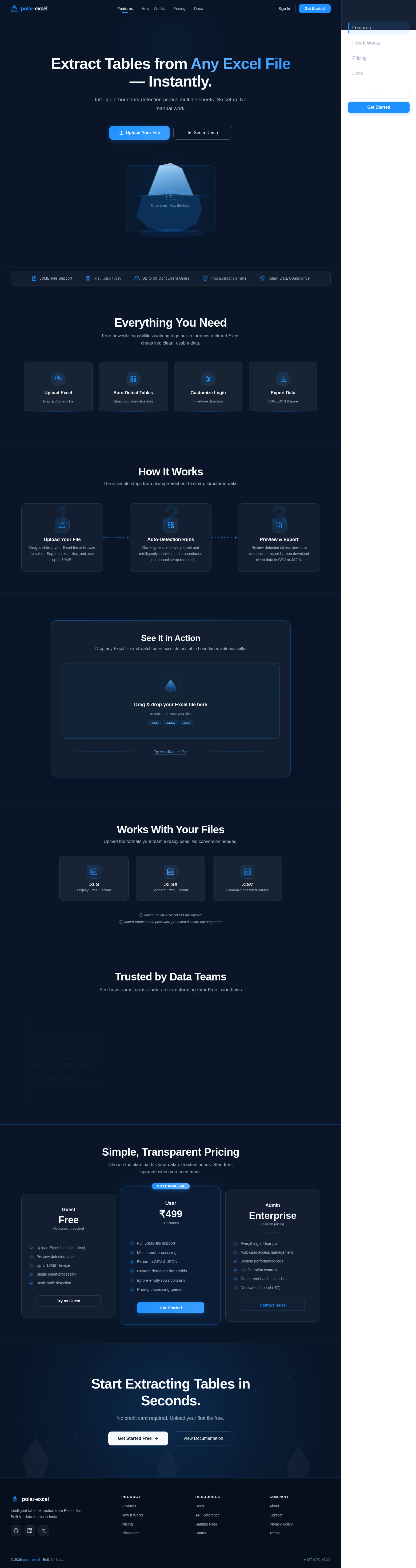 Landing design preview