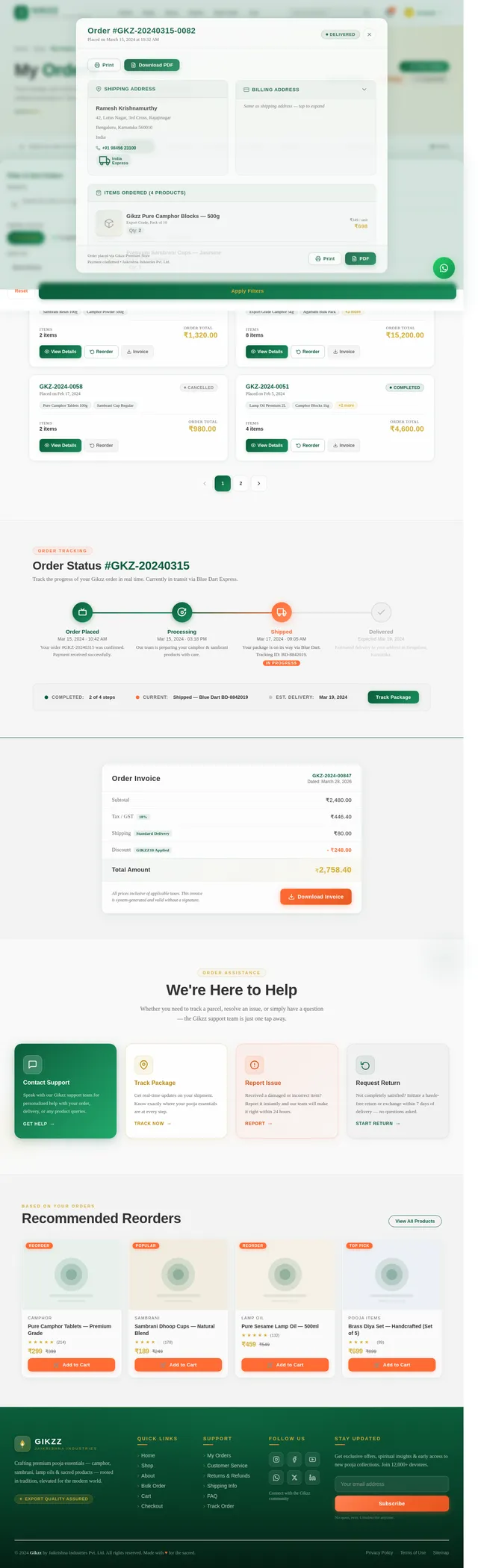 Orders