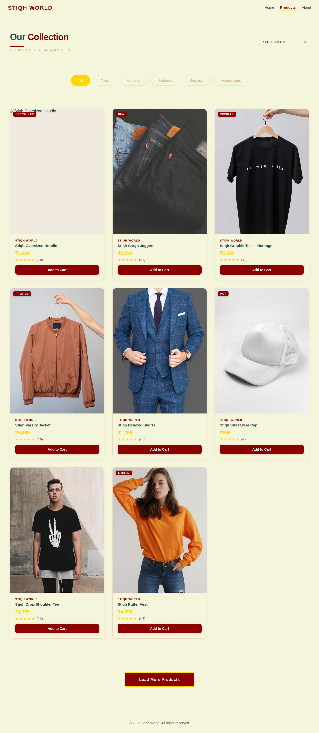 Products design preview