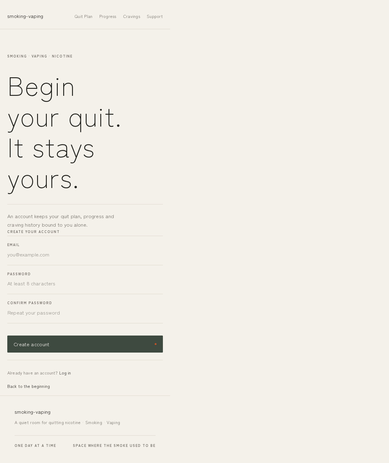 Sign Up design preview