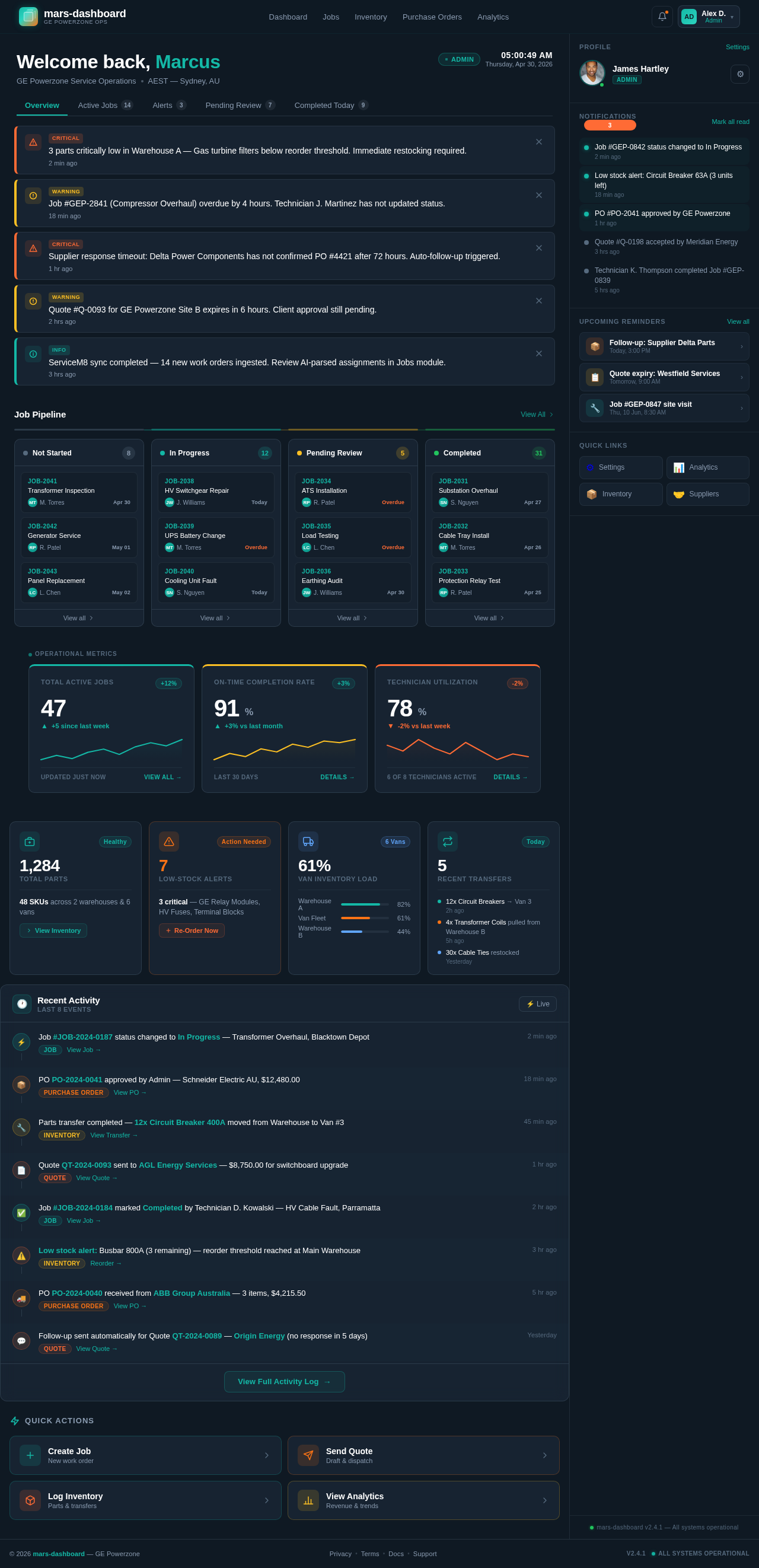 Dashboard design preview