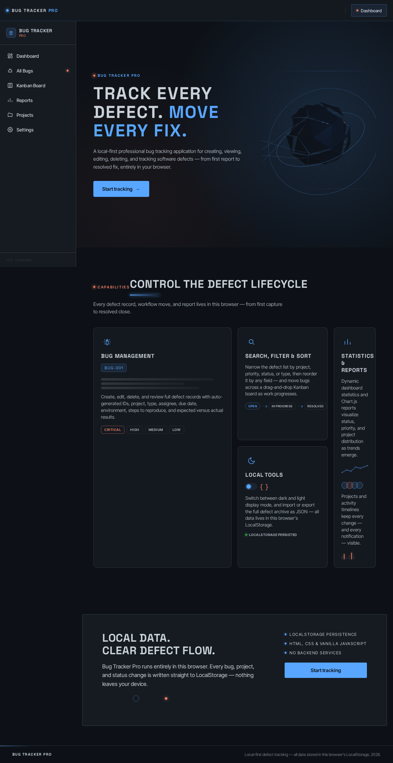 Landing design preview