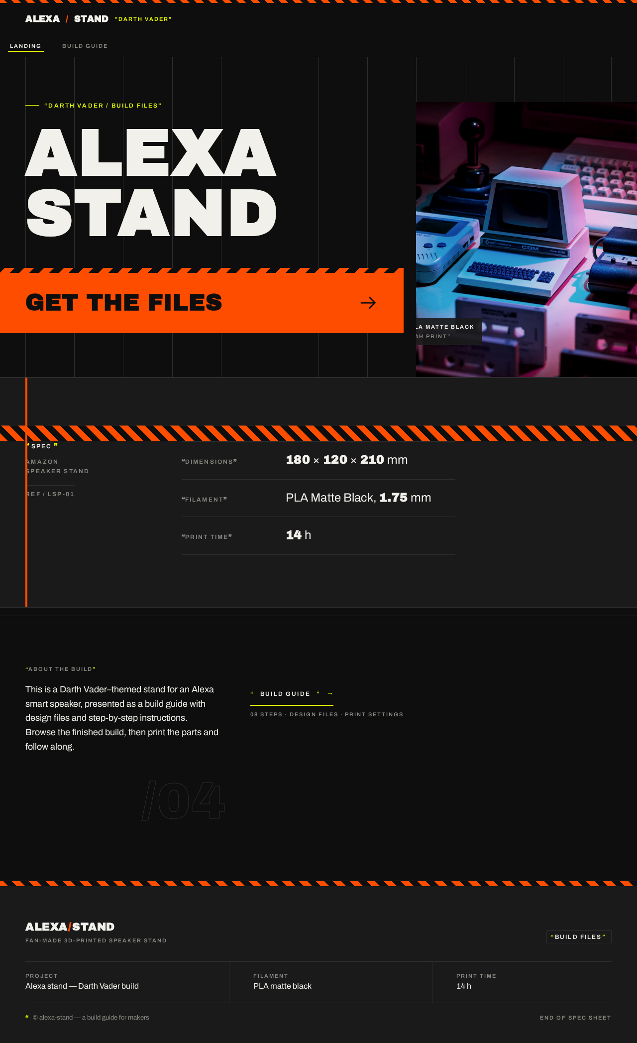 Landing design preview