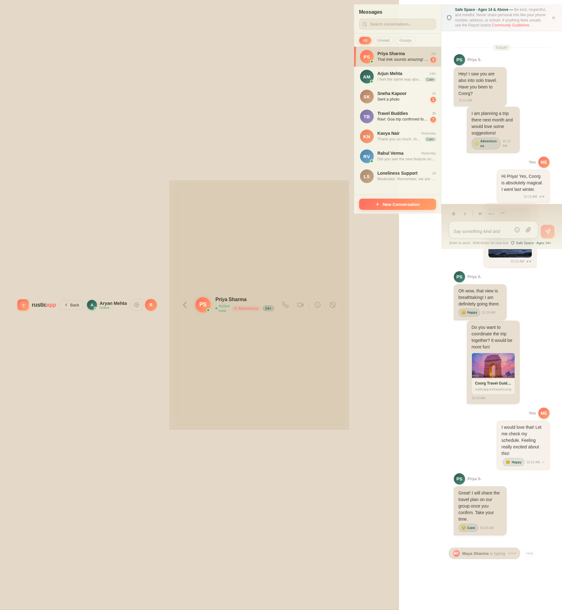 Chat design preview