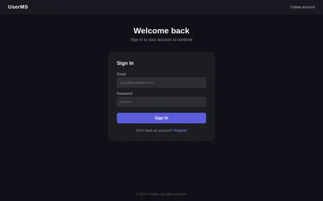 Login