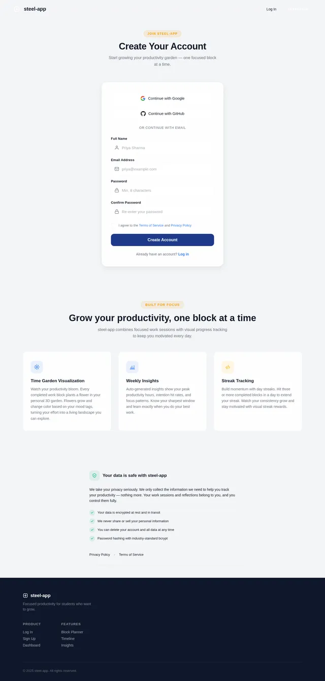 Signup