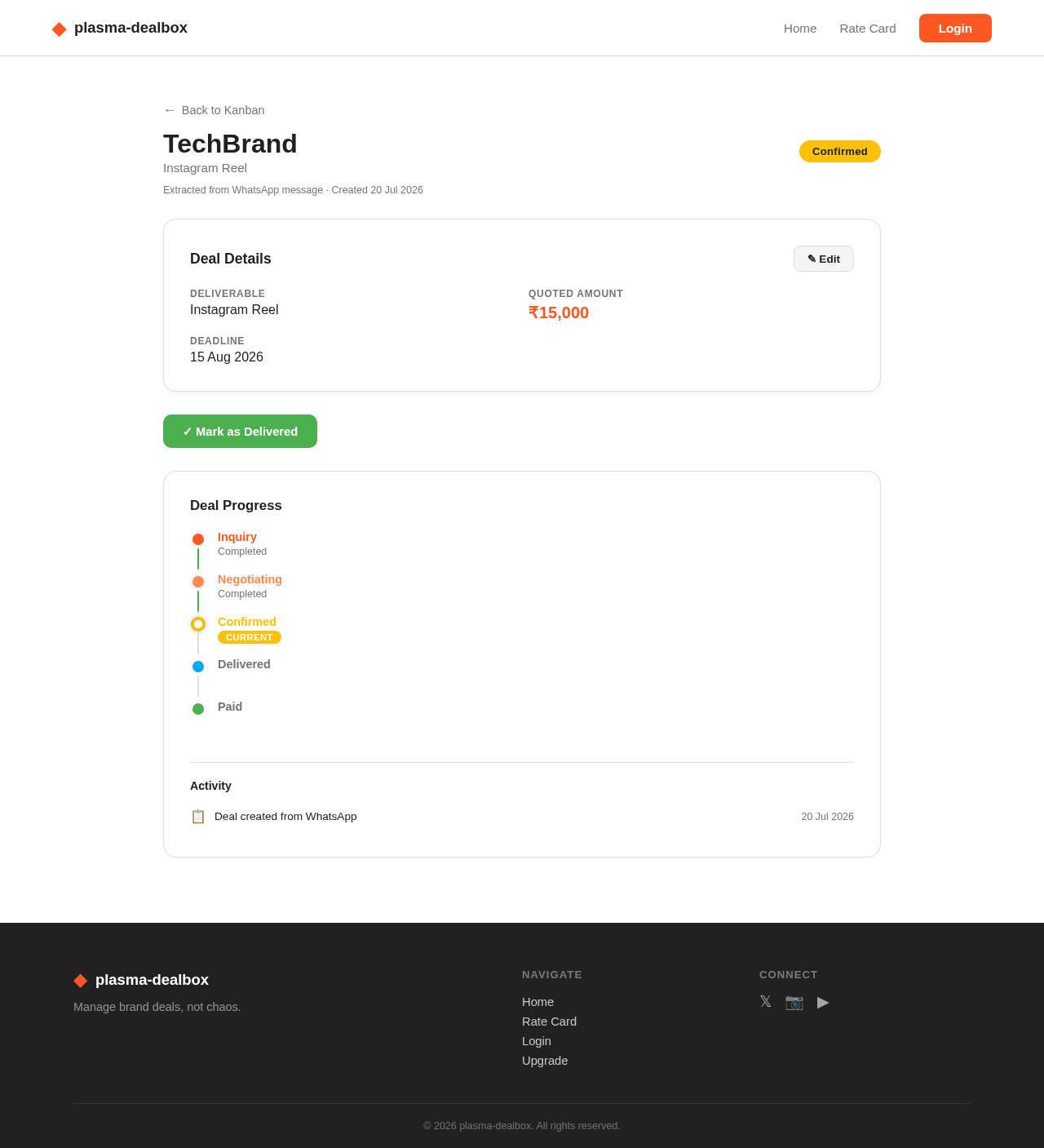 Deal design preview