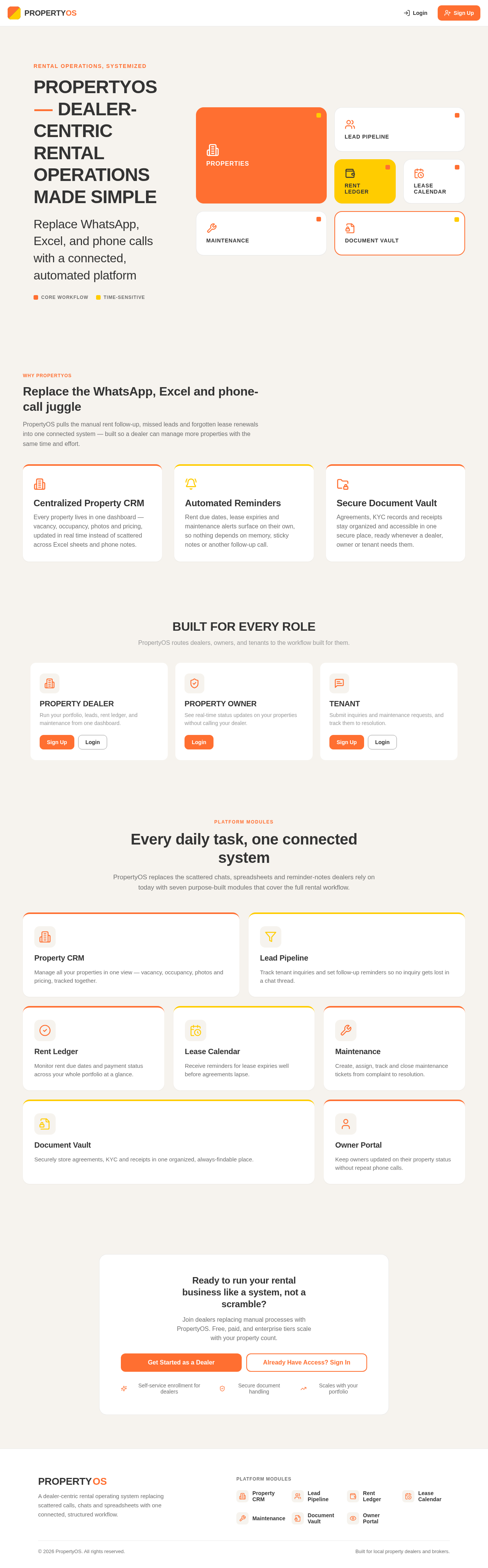 Landing design preview