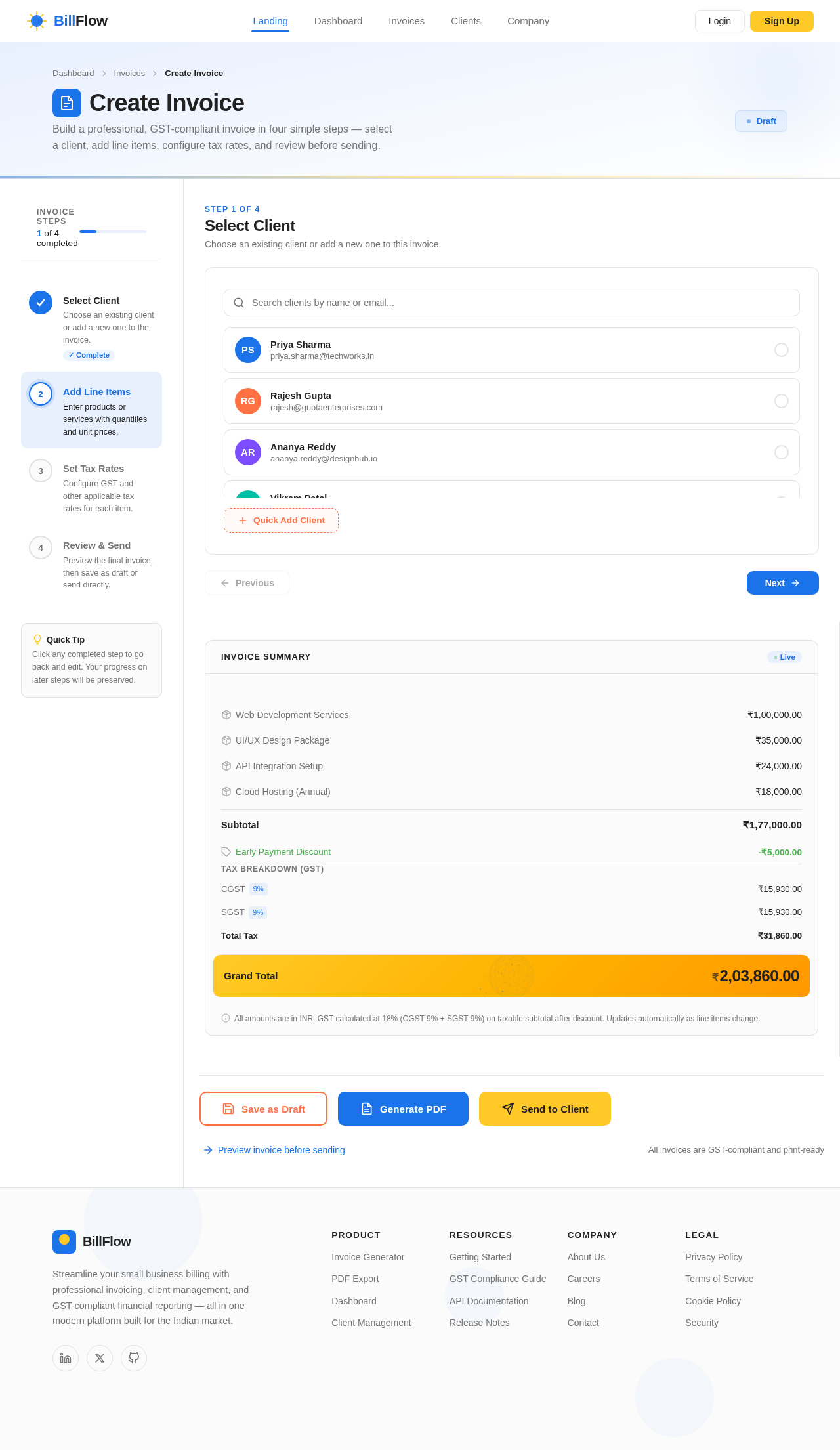 Invoice Generator design preview