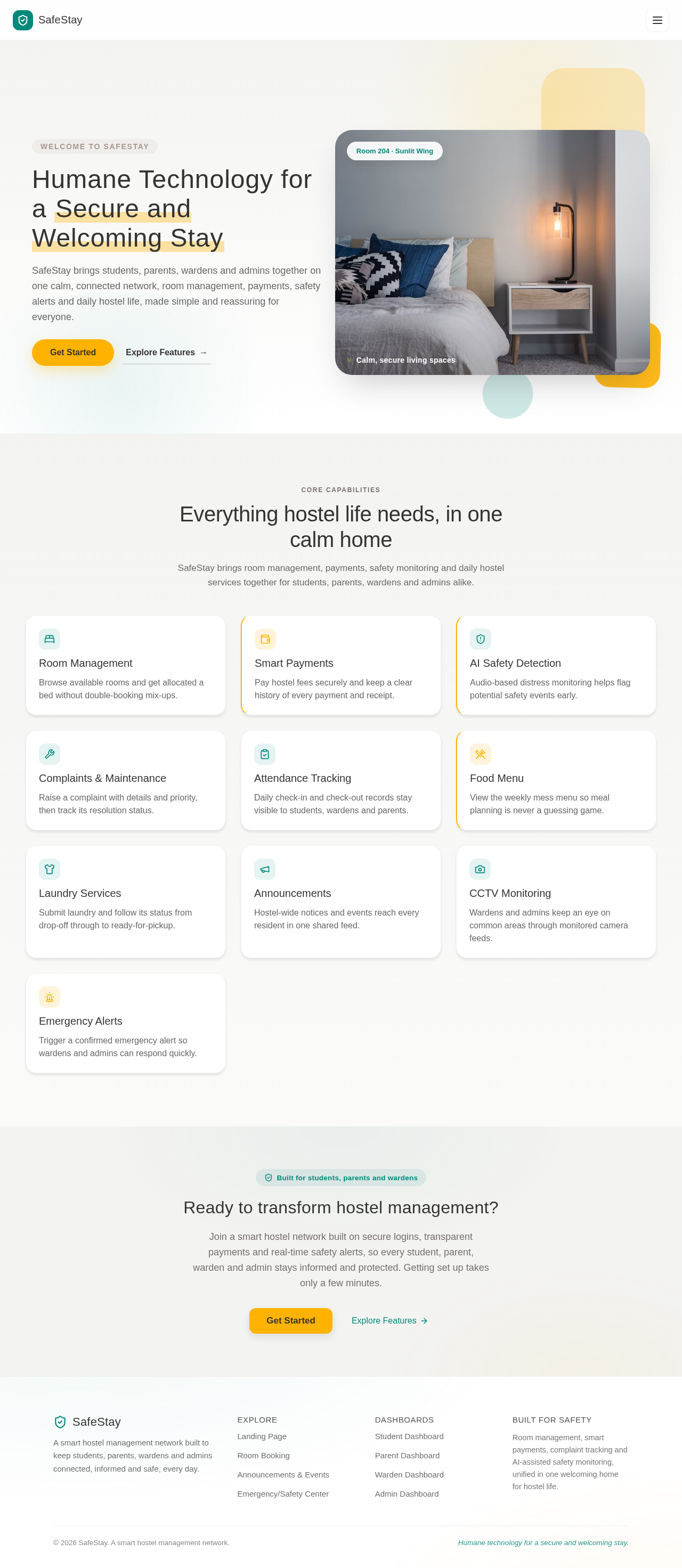 Landing Page design preview
