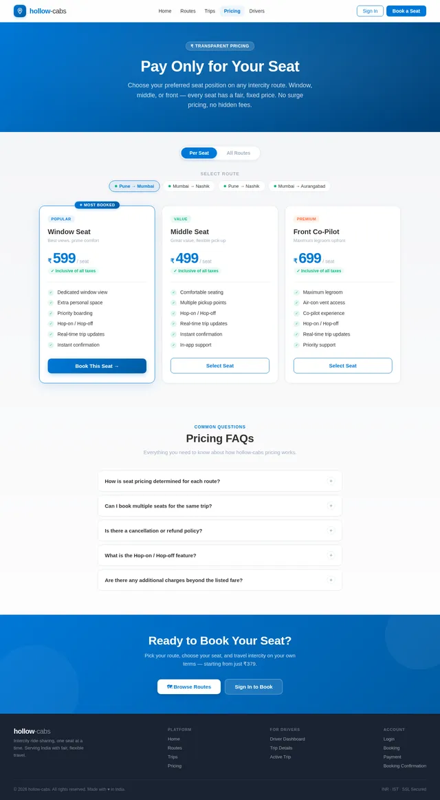 Pricing