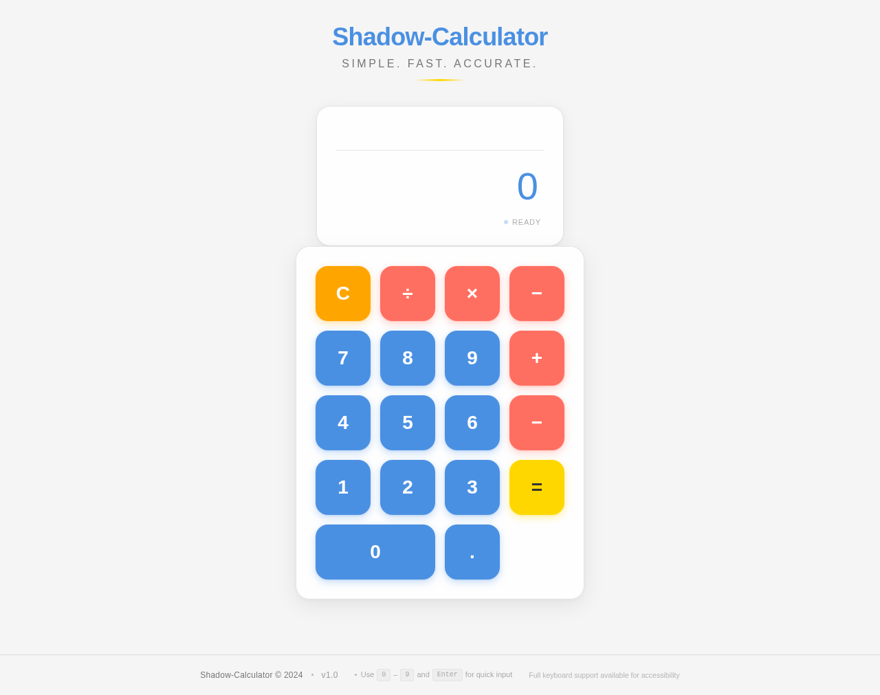 Calculator design preview