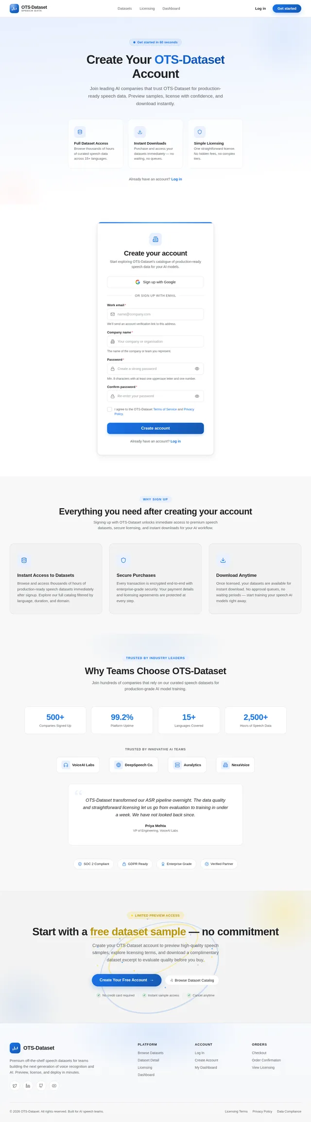 Signup