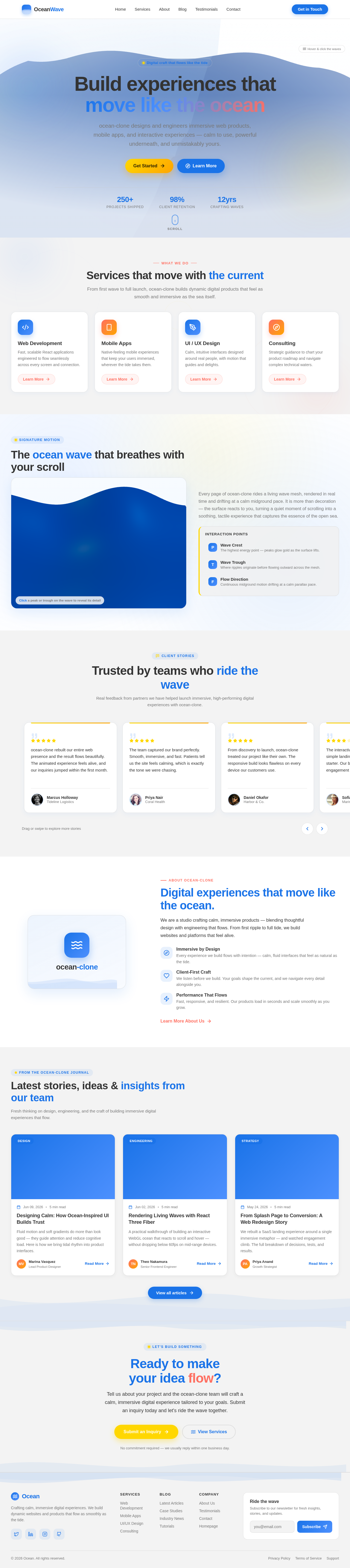 Landing design preview