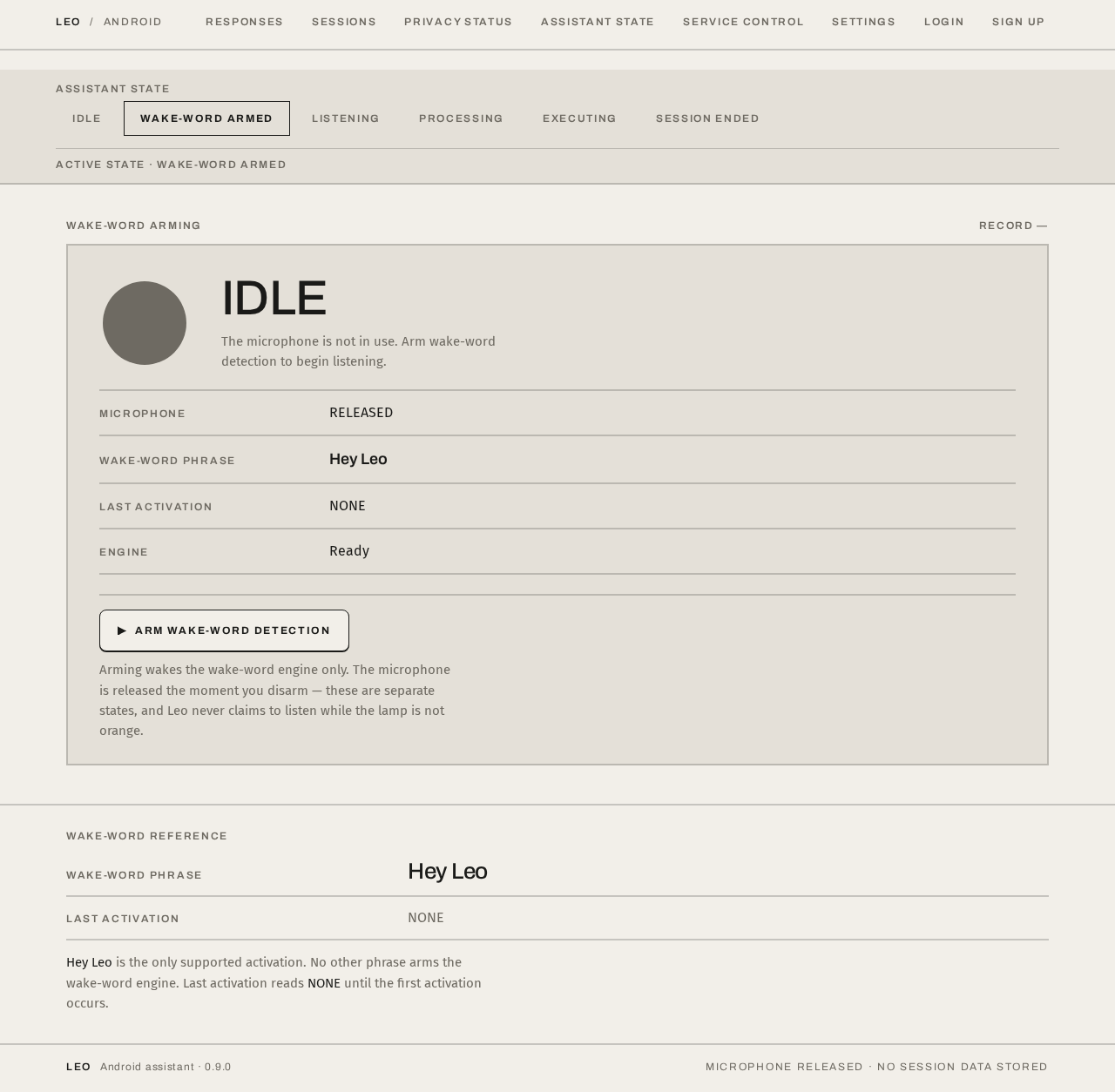 Wake Word design preview