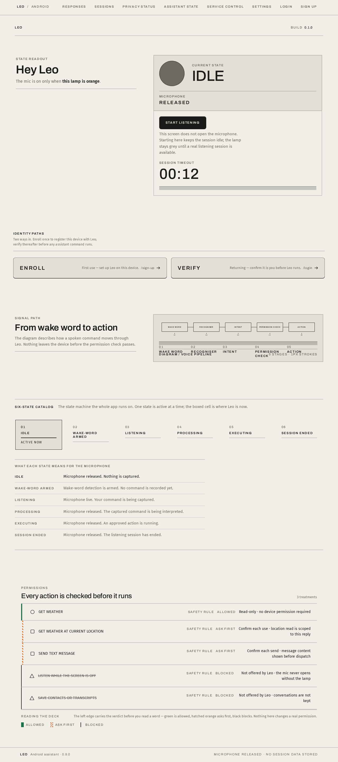 Landing design preview