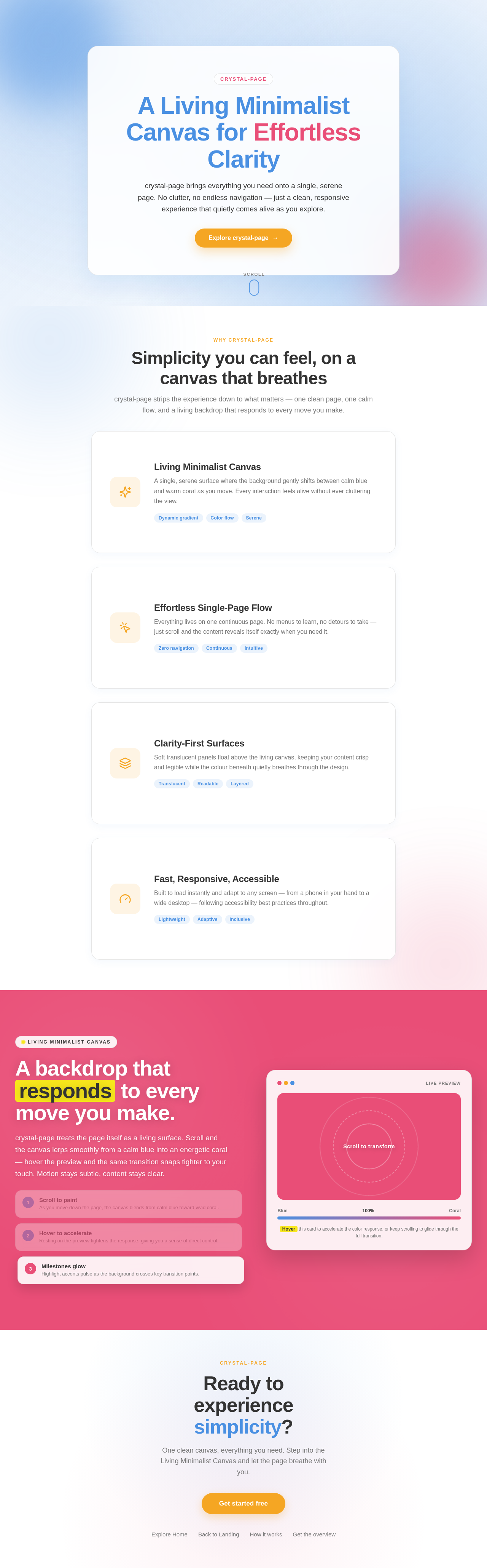 Landing design preview