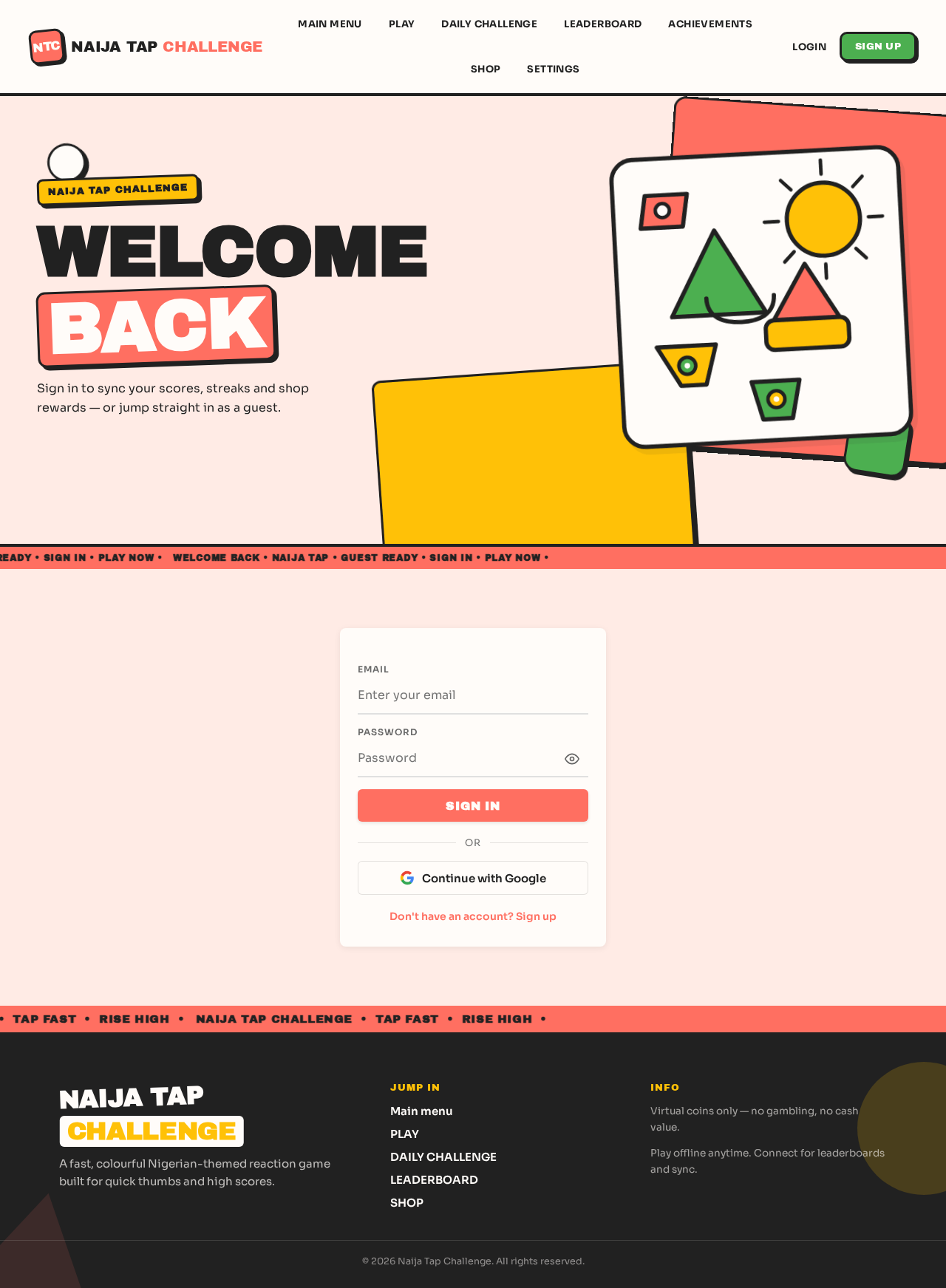 Login design preview