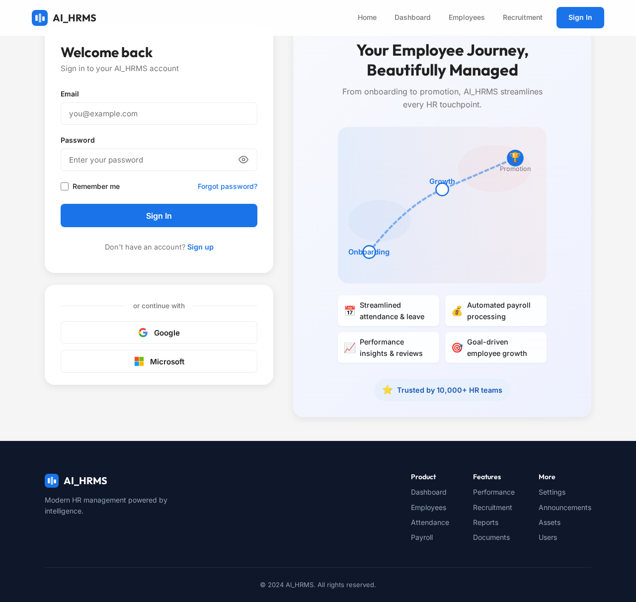 Login design preview