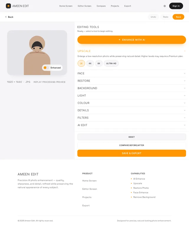 Editor Screen