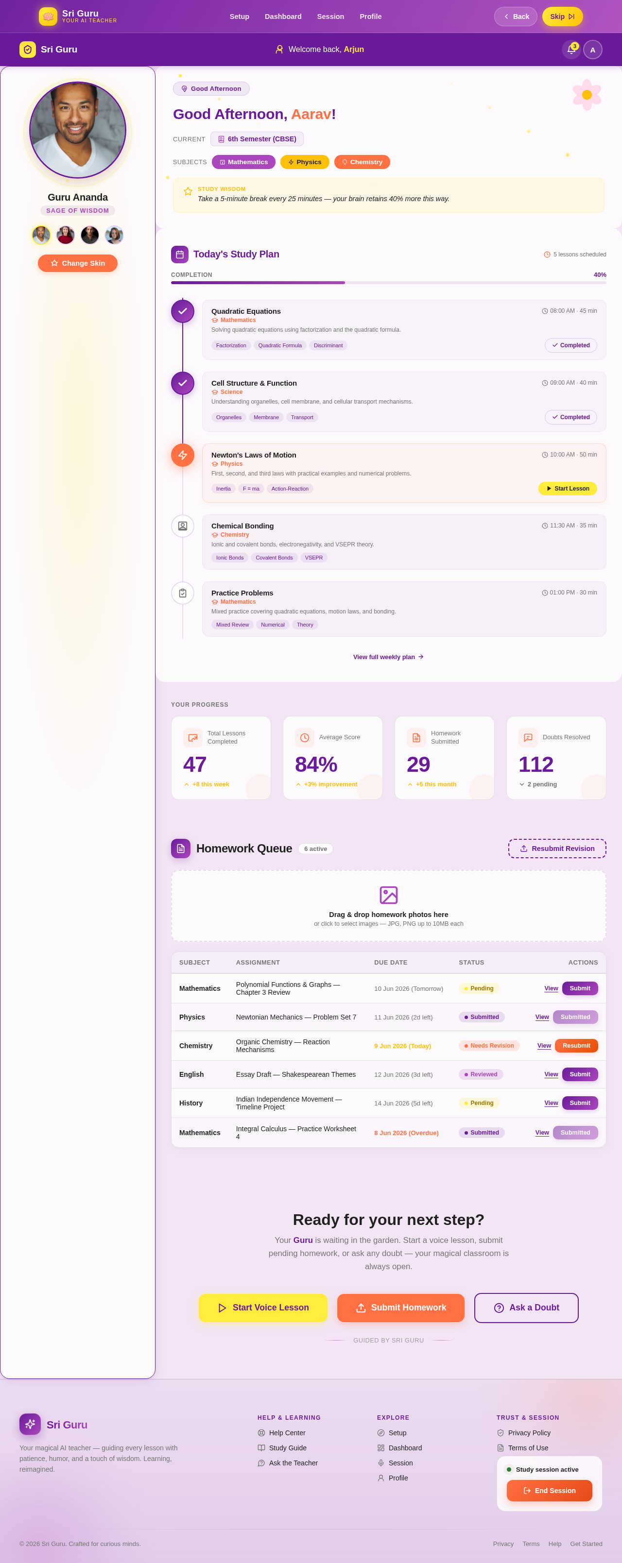 Dashboard design preview