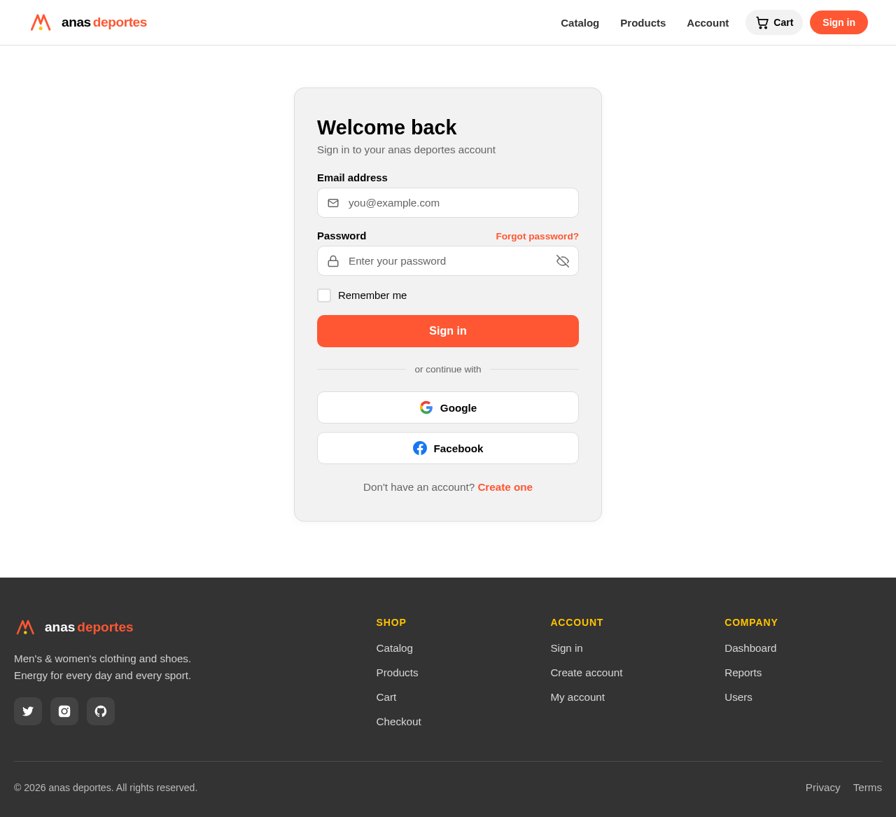 Login design preview