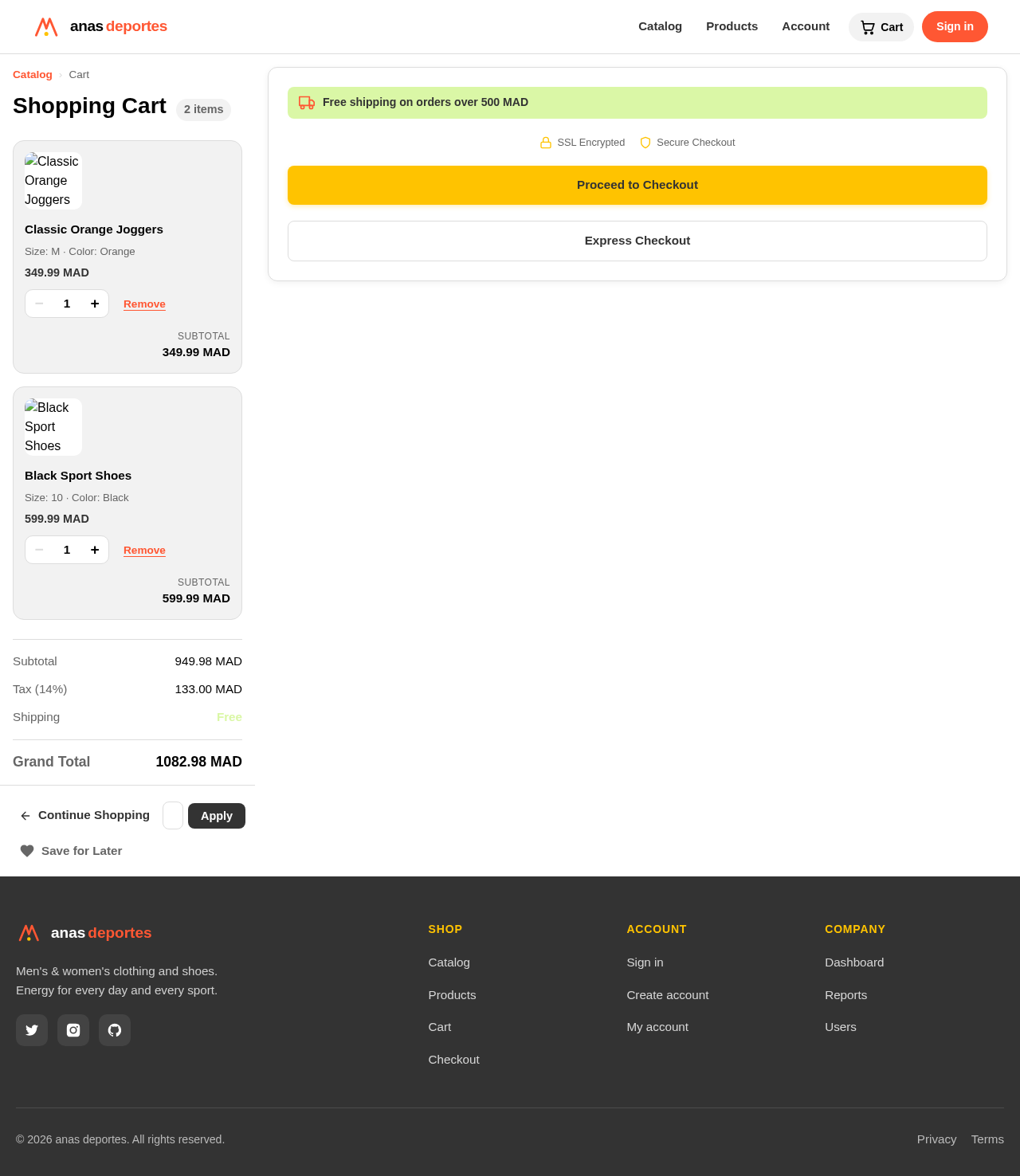 Cart design preview