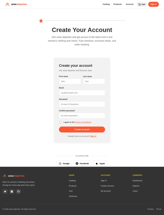 Signup