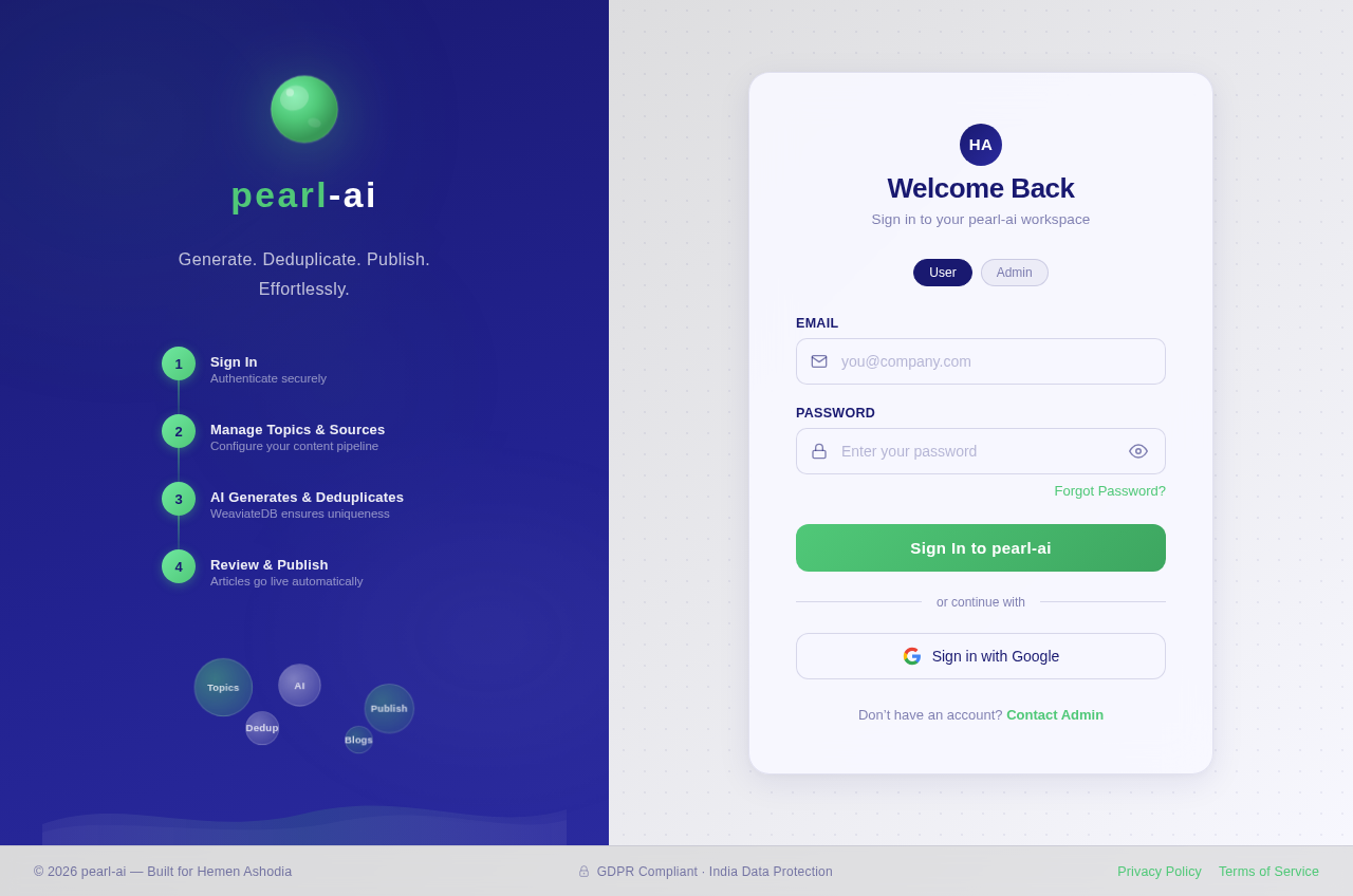 Login design preview